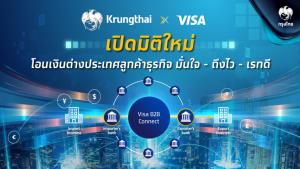 “กรุงไทย” เปิดบริการโอนเงินต่างประเทศผ่าน Visa B2B Connect “มั่นใจ-ถึงไว-เรทดี”