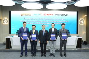 อรุณ พลัสจับมือ SANY Leadway Rootcloud รุกธุรกิจ E-Truck &amp; E-Mobility ในไทย-อาเซียน