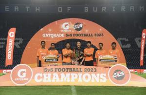POWER SNCK ซิวแชมป์ “Gatorade 5v5 Football 2023” คว้าตั๋วลุยตุรกี