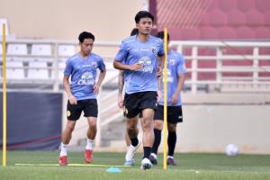 "ช้างศึก" ชุดใหญ่ ซ้อมมื้อสุดท้ายก่อนดวลยูเออี "ศุภณัฏฐ์" หวังเป็นวันที่ดีของทีม