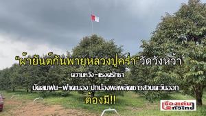 ผ้ายันต์กันพายุ “หลวงปู่คร่ำ” ที่พึ่งทางใจชาวสวนทุเรียนตะวันออก : เรื่องเด่นทั่วไทย