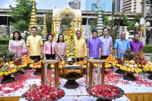 การบินไทยจัดพิธีทำบุญเนื่องในวันคล้ายวันก่อตั้งบริษัทฯ ครบรอบปีที่ 63