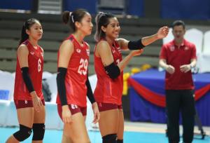 ลูกยางสาวไทย ยังโหด! ตบ เมียนมา 3-0 จ่อเข้ารอบตัดเชือก