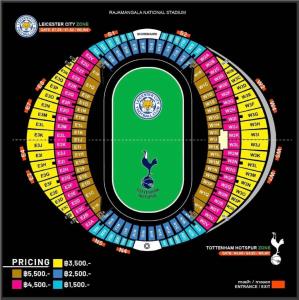 เปิดขายบัตร "สเปอร์ส vs เลสเตอร์" ที่ไทย ราคาแพงสุด 5,500 บาทเริ่ม 25 พ.ค.นี้!