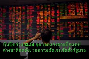 หุ้นปิดร่วง 12.14 จุด แรงขายบิ๊กแคป-ต่างชาติกดดัน