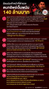 ไทม์ไลน์เจ้าหน้าที่ตำรวจตบทรัพย์แก๊งพนันออนไลน์ 140 ล้านบาท