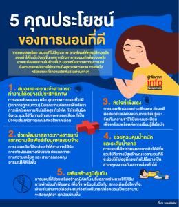 5 คุณประโยชน์ ของการนอนที่ดี