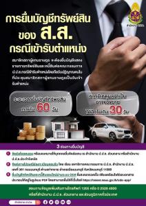 ป.ป.ช.แจงแนวทางส.ส.ใหม่ ยื่นบัญชีทรัพย์สินใน 60 วันหลังปฏิญาณตนในสภา ขยายไม่เกิน 30 วัน