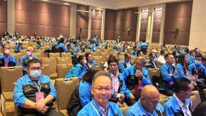 ประชุมเลือกหน.ปชป.ล่ม! ก๊วน "มาร์ค" แก้เกมไม่ร่วมองค์ประชุมหลังโหวตงดเว้นสัดส่วนเสียง 70:30