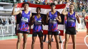 ทีมไต้ฝุ่นวิ่งผลัด 4x100 หนุ่มไทย ทุบสถิติเอเชีย คว้าเหรียญทองสะใจแฟนๆ (มีคลิป)