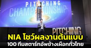 NIA โชว์ผลงานต้นแบบ 100 ทีมสตาร์ทอัพช้างเผือกทั่วไทย พร้อมต่อยอดเป็นธุรกิจสตาร์ทอัพจริง