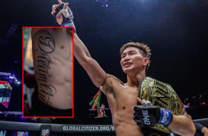 เปิดที่มารอยสัก “Dream Chaser” นักล่าฝัน ของ “ตะวันฉาย พีเค.แสนชัยมวยไทยยิม”