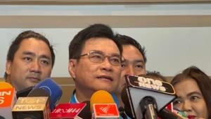 “จุรินทร์” ชี้ ร่วม รบ.หรือไม่ อยู่ที่ประชุมร่วมฯ เตือนควรนิ่ง อย่าผลีผลาม ย้ำพรรคไม่มีเจ้าของ สั่งไม่ได้