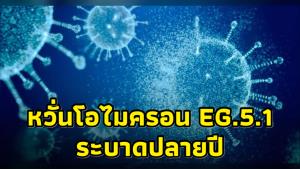 แพทย์จุฬาฯ เตือน “โอมิครอน EG.5.1” อาจระบาดช่วงหนักปลายปี เหตุหลบหลีกภูมิเก่งกว่าสายพันธ์ุก่อนหน้า