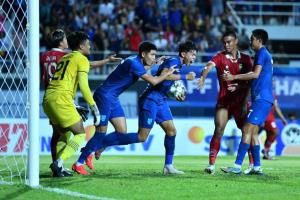 ไทยชุดเล็ก พ่าย อิเหนา 1-3 จอดรอบรองฯ ชิงแชมป์อาเซียน U23 ที่ไทย