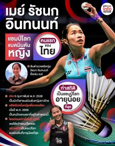 แชมป์แบดมินตันที่อายุไม่ใช่ข้อจำกัดของความสำเร็จ