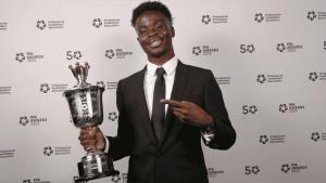 "ซาก้า" เบียดฮาเเลนด์คว้ารางวัลเเข้งดาวรุ่ง PFA