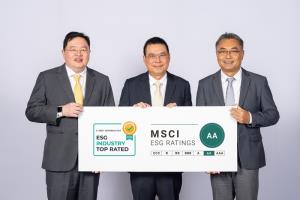 เอสซีจี ย้ำผู้นำธุรกิจยั่งยืนระดับโลก ได้ "ESG Industry Top Rated" และ "MSCI ESG Rating ระดับ AA"