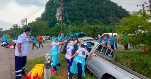 7 อปท.สตูลผนึกกำลังร่วม “ชันชีขับขี่ปลอดภัยสร้างความเข้มแข็งให้ท้องถิ่นน่าอยู่”