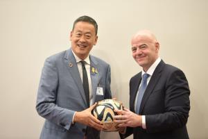 นายกฯ ปลื้มประธาน FIFA ขอพบที่นิวยอร์ก หารือประชุมในไทยปีหน้า คาดผู้เข้าร่วมกว่า 2,000 คนกระตุ้นเศรษฐกิจ