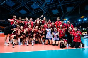 ตบลูกยางสาวไทยฟอร์มเฉียบคว้าชัย 3-1 ส่งท้ายคัดโอลิมปิก 2024