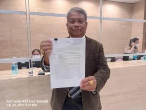 “วัชระ” ยื่นค้านแก้สัญญา หลังแฉ “พรพิศ” ดอดยกค่าปรับสร้างสภาล่าช้าหมื่น ล.- ปล่อยฟ้องฝ่ายเดียว