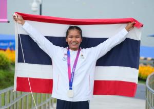 "อรสา" ซิวเพิ่ม 1 เหรียญเงิน เรือพายแคนู หวังลุ้นตั๋วลุยโอลิมปิก 2024 ต่อ