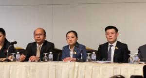บัวแก้วนำแถลงแสดงความเสียใจ เหตุความรุนแรงในห้างพารากอน