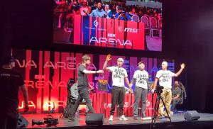 กลุ่มรักษ์โลกป่วนงานแข่งเกม "Tekken 7" ในลอนดอน