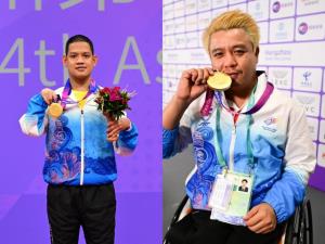 'รุ่งโรจน์- วันชัย' โชว์เพลงตบสุดยอด คว้า 2 เหรียญทองปิงปองประเภทชายเดี่ยว