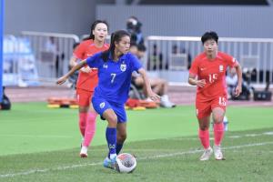 บอลหญิงไทย สู้ เกาหลีใต้ ไม่ไหว โดนยิงพรุน 1-10 ประตู ศึกปรีโอลิมปิก