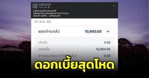 กุมขมับ! ดอกเบี้ยโหด สาวผ่อนบ้าน 1 หมื่น แต่หักเงินต้นแค่ 5.5 บาท