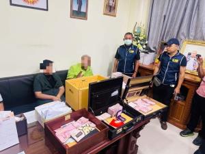 ป.ป.ช.สนธิกำลังรวบนายก อบต.บางปลา รับสินบน 2.31 ล.แลกใบอนุญาตขุดถมดิน-เปลี่ยนแปลงอาคาร