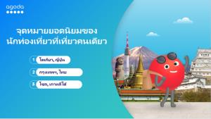 เผย 3เมืองฮิตเที่ยวคนเดียววันโสด