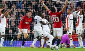 "ลินเดอเลิฟ" ซัดชัยพาแมนยูเฉือนชนะลูตัน 1-0 ห่างท็อฟโฟร์แค่ 3 เเต้มเเล้ว
