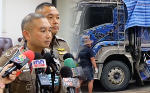 ตร.ปิ๊งไอเดียแก้ปัญหารถบรรทุกน้ำหนักเกินทำถนนทรุด ใช้หกล้อถ่ายน้ำหนักเข้า กทม.ชั้นใน
