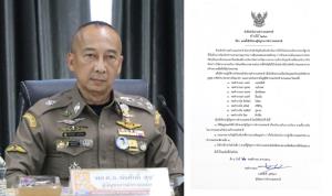 ผบ.ตร. เซ็นตั้ง 8 ที่ปรึกษา มีหน้าที่ให้คำปรึกษา ประสานงานผู้เกี่ยวข้องกับการปฏิบัติงานของ ตร.