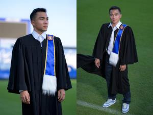 ร่วมยินดี "ชนาธิป" บัณฑิตป้ายแดง สำเร็จการศึกษาจากมหาวิทยาลัยธรรมศาสตร์