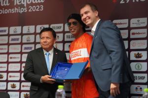 "โรนัลดินโญ่" ลั่นจะพาเทคบอลเข้าสู่โอลิมปิกเกมส์