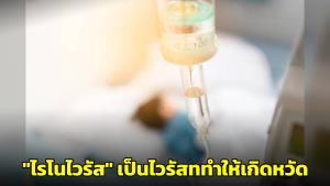 หมอยงเผย "ไรโนไวรัส" เป็นไวรัสที่ทำให้เกิดโรคหวัด ไม่มียาต้าน ต้องรักษาตามอาการ
