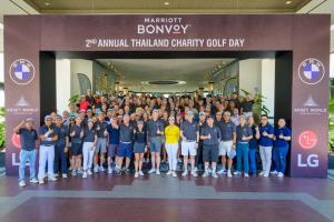 แมริออท บอนวอย ออกรอบระดมทุนกว่าสามล้านบาทเพื่อสนับสนุนสามองค์กรการกุศลสำหรับเด็กในประเทศไทย