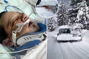 1 ปีพอดีหลังประสบอุบัติเหตุรถกวาดหิมะทับขา "เจเรมี เรนเนอร์" กลับไปเยี่ยมขอบคุณทีมแพทย์