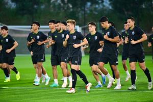 "ช้างศึก" ลุยซ้อมมื้อสุดท้ายก่อนดวล "คีร์กีซสถาน" เปิดตัวเอเชียน คัพ 2023