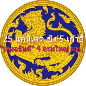 เปิดชื่อ 25 แคนิเดต คนมหาดไทย จ่อเข้าชิง 5 เก้าอี้ "รองอธิบดี" 4 กรมใหญ่ แทนตำแหน่งว่าง