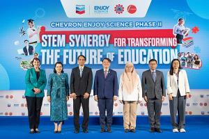 เชฟรอน – SEAMEO STEM-ED แถลงผลสำเร็จโครงการ Chevron Enjoy Science สานต่อการพัฒนาสะเต็มศึกษาอย่างยั่งยืน