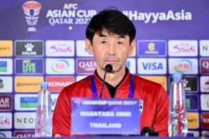 "อิชิอิ-ดอเลาะ" เป็นตัวแทนช้างศึก แถลงข่าวความพร้อมเอเชียนคัพ รอบ 16 ทีม