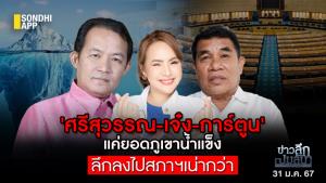 ข่าวลึกปมลับ : 'ศรีสุวรรณ-เจ๋ง-การ์ตูน' แค่ยอดภูเขาน้ำแข็ง ลึกลงไปสภาฯ เน่ากว่า