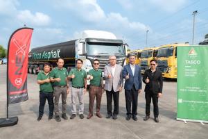 NEX ร่วมมือกับ “ทิปโก้แอสฟัลท์” ใช้รถหัวลากไฟฟ้า EV Tractor 423 kWh