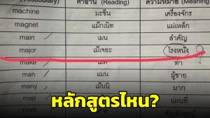 หลักสูตรไหน? ครูแปล “Major” ว่า “โรงหนัง” &amp;#8291;ด้านชาวเน็ตแนะย้ายโรงเรียน