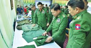 รัฐบาลพม่าเดินเครื่องผลิตเครื่องแบบทหารเตรียมรับทหารเกณฑ์กลุ่มแรกเดือน เม.ย.